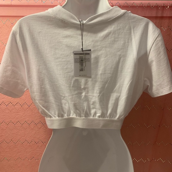Alexander Wang White Crop Top S NWT - Picture 3 of 4